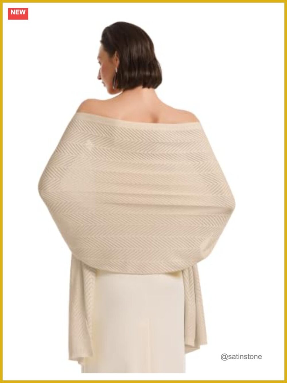 Crochet Pashmina Shawl Wrap Women Wedding Evening Dress Scarf